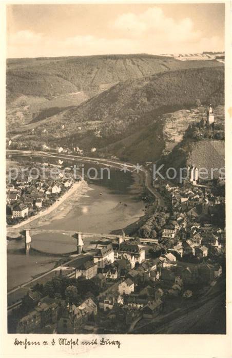 Kochem Fliegeraufnahme Burg