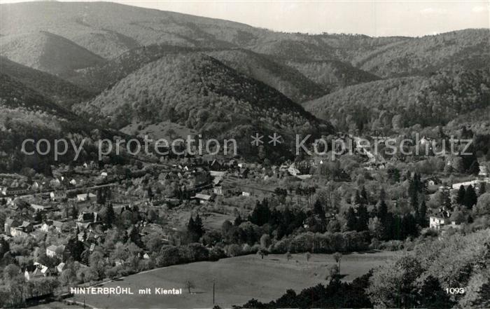 Hinterbruehl Niederoesterreich Panorama Kiental