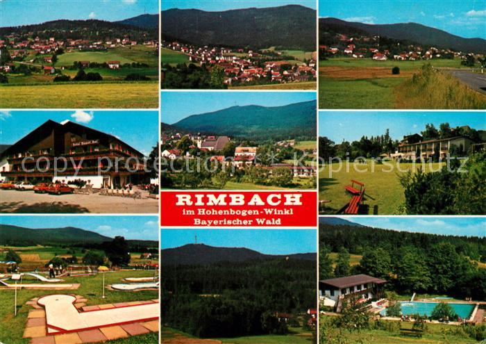 Rimbach Bayrischer Wald Panoramen Minigolfplatz Freibad