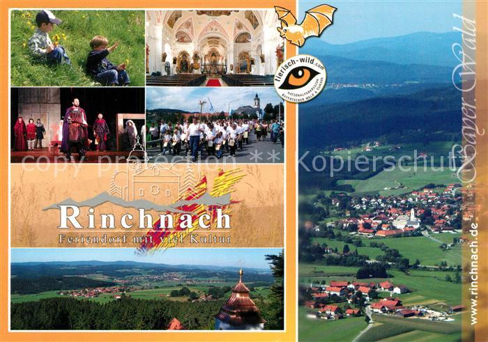 Rinchnach Kirche Altarraum Panorama Festzug Theaterauffuehrung