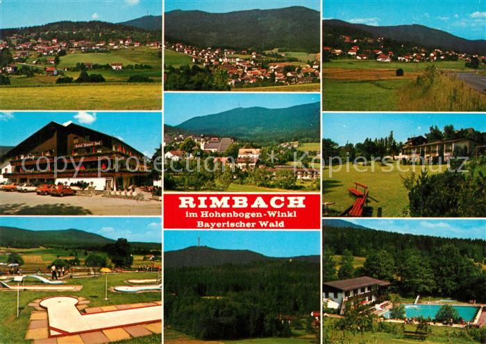Rimbach Bayrischer Wald Panroamen Minigolfplatz Freibad Hotel Bayrischer Hof