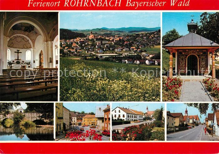 Roehrnbach Kirche Altarraum Marktplatz Ortsansicht Panorama