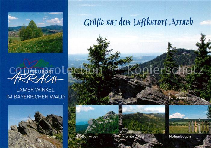 Arrach Osser Grosser und Kleiner Arber Hohebogen Kaitersberg