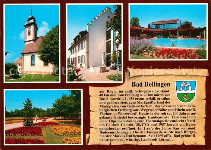 Bad Bellingen Sankt Leodegar Thermalbad Rathaus Kurpark