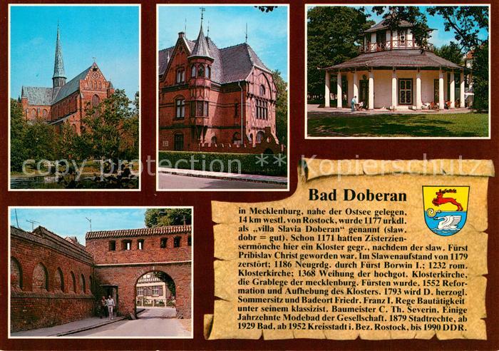 Bad Doberan Muenster Stadtmuseum Weisser Pavillon Klostertor Chronik