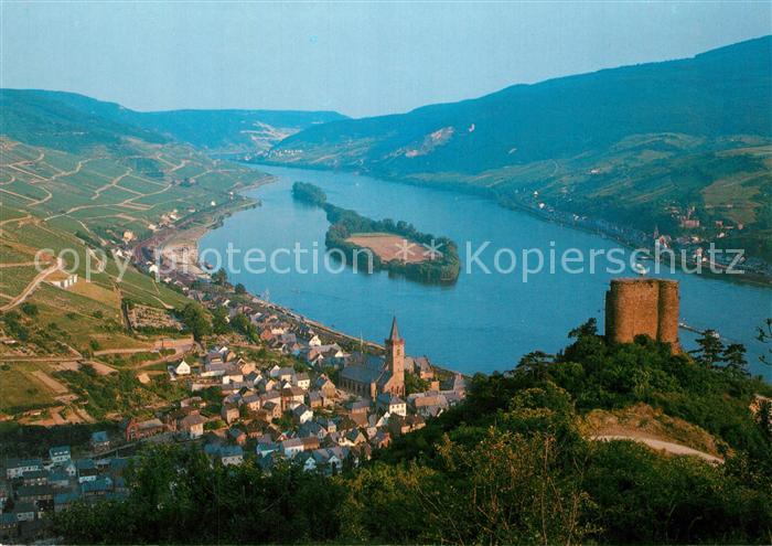 Lorch Rheingau Ruine Noellich Fliegeraufnahme