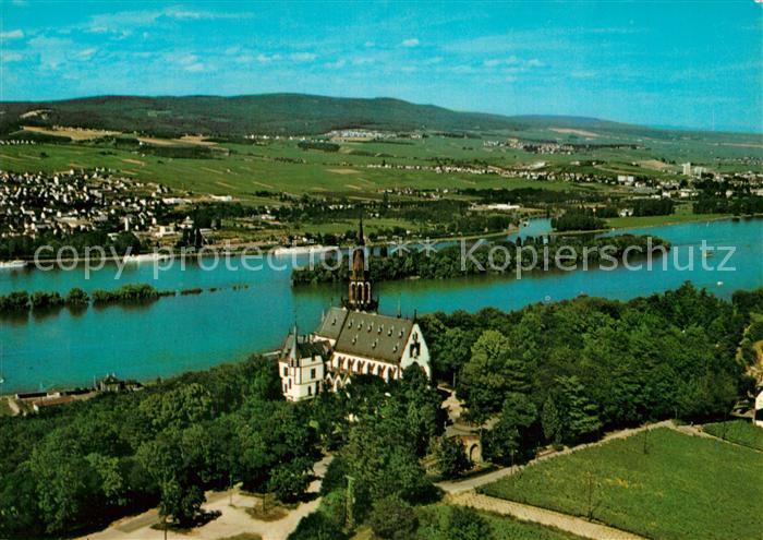 Bingen Rhein Fliegeraufnahme Rochus Kapelle