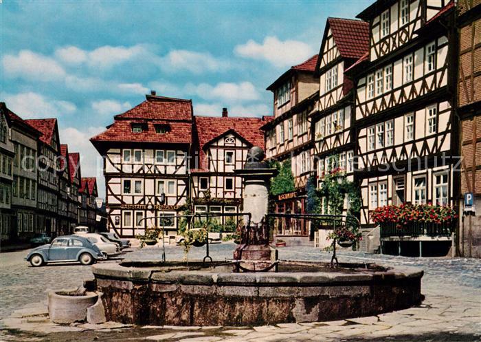 Bad Sooden-Allendorf Marktplatz Brunnen