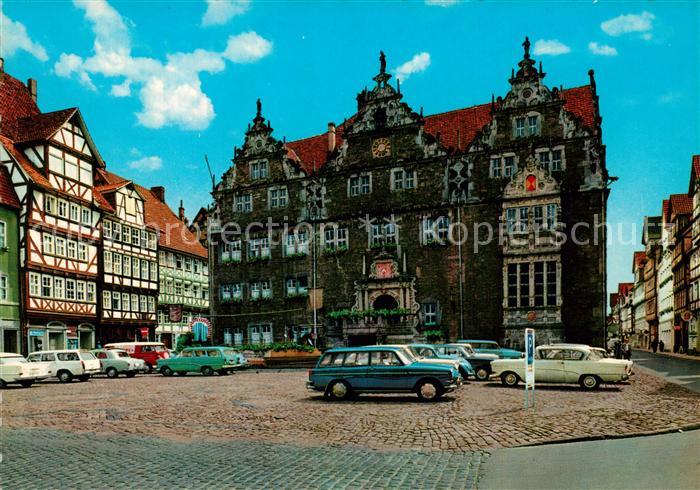 Hannoversch Muenden Marktplatz Rathaus