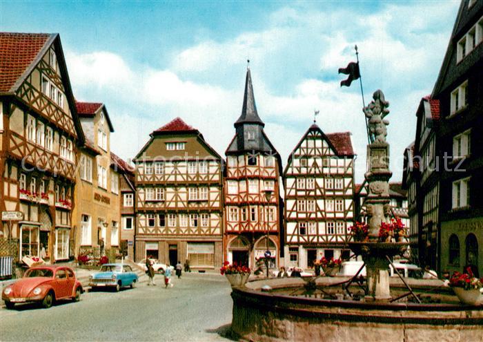 Fritzlar Marktplatz Rolandsbrunnen