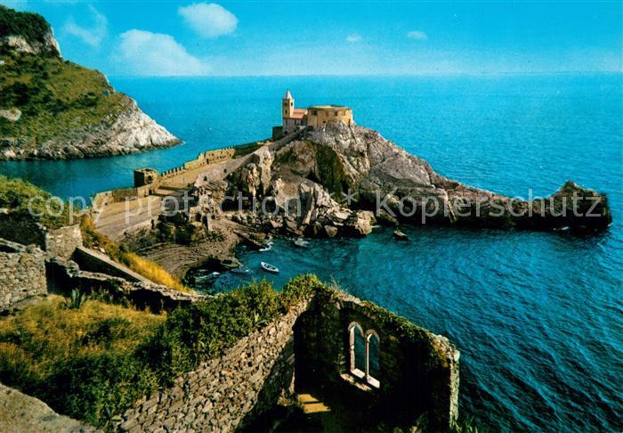Portovenere Fliegeraufnahme San Pietro