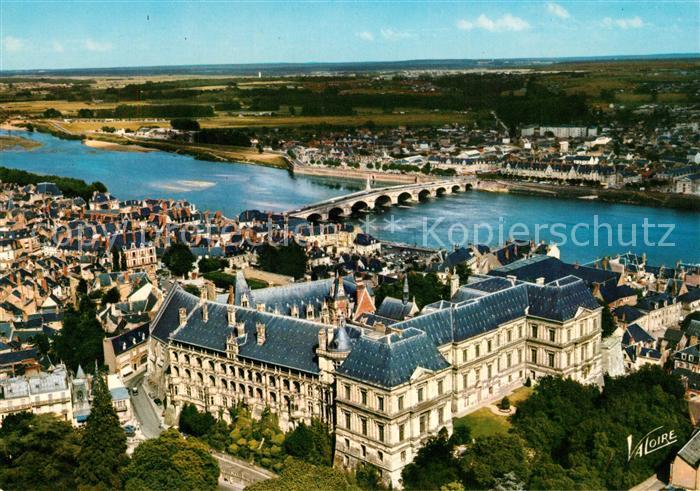 Blois 41 Chateau Fliegeraufnahme