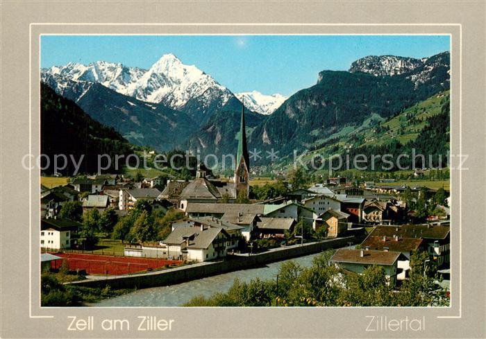 Zell Ziller Tirol Panorama Kirche Tristner