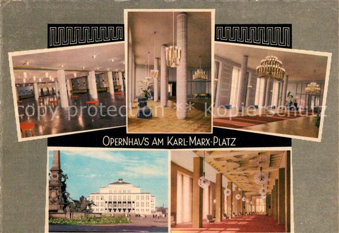 LEIPZIG Sachsen Opernhaus Karl Marx Platz