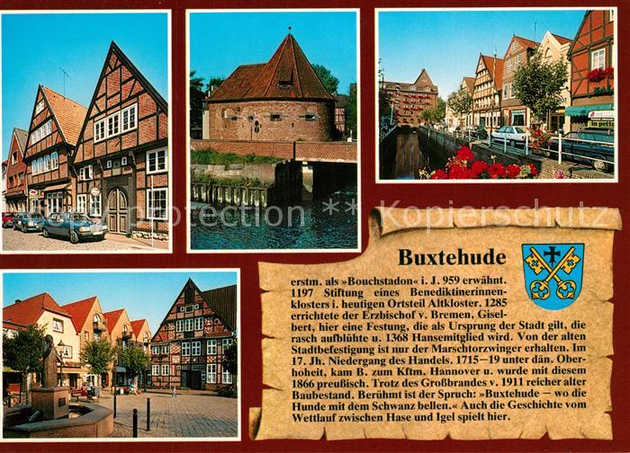 Buxtehude Brunnen Brauhaus Fachwerkhaeuser Chronik