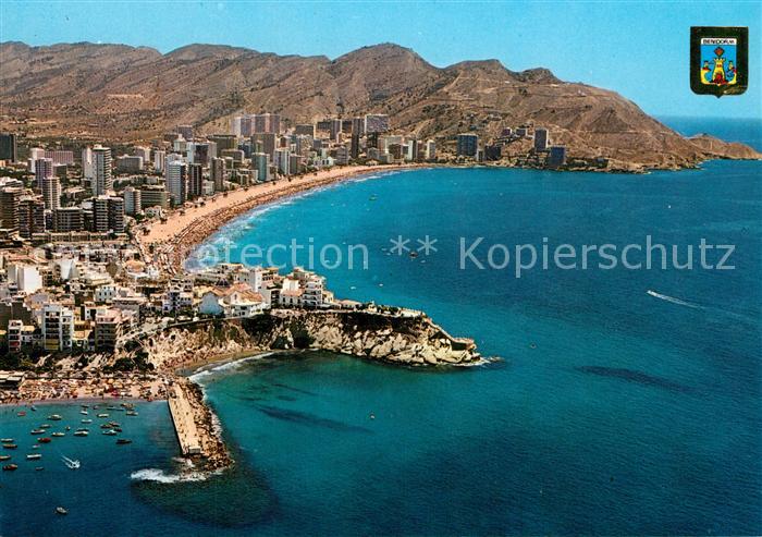 Benidorm Fliegeraufnahme