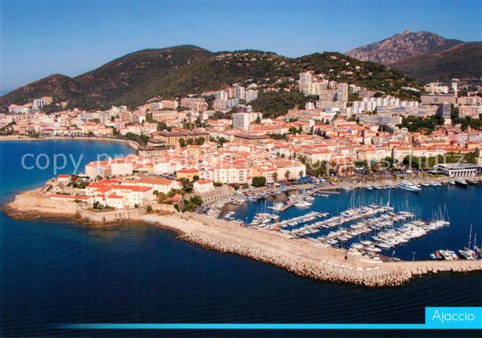 Corse Ile de Fliegeraufnahme Port Tino Rossi