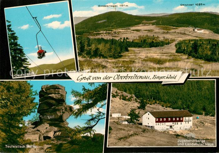 Oberbreitenau Bischofsmais Geiskopflift Teufelstisch Jugendherberge Landshuter H