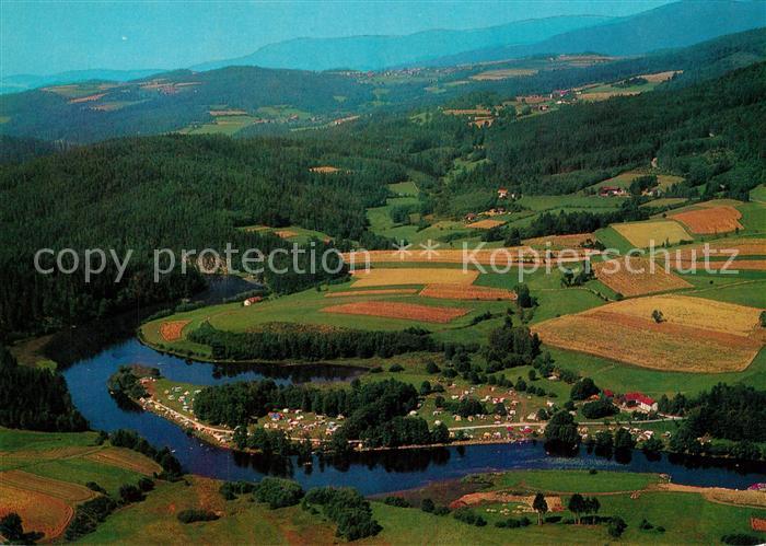 Pirka Viechtach Fliegeraufnahme Campingplatz Hoellensteinsee