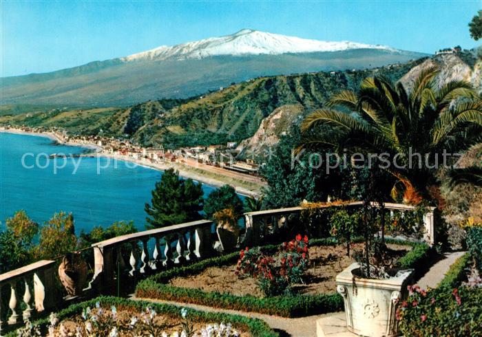 Taormina Sizilien Panorama aetna