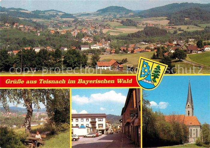 Teisnach Panorama Kirche Ortsansicht