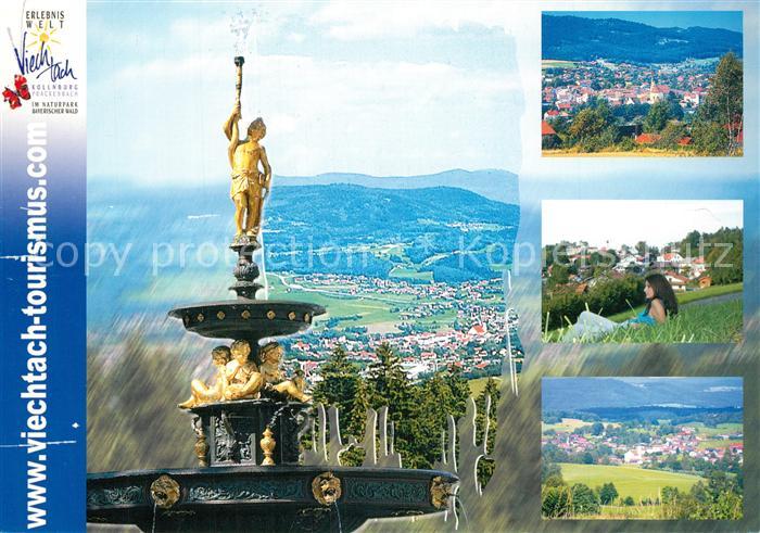 Viechtach Bayerischer Wald Panoramen Brunnen