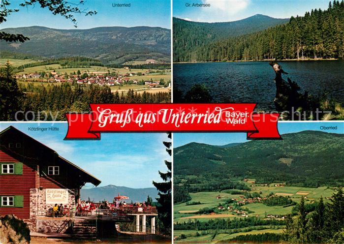 Unterried Viechtach Panorama Grosser Arbersee Koetztinger Huette Oberried