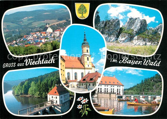 Viechtach Bayerischer Wald Panorama Kirche Pfahl
