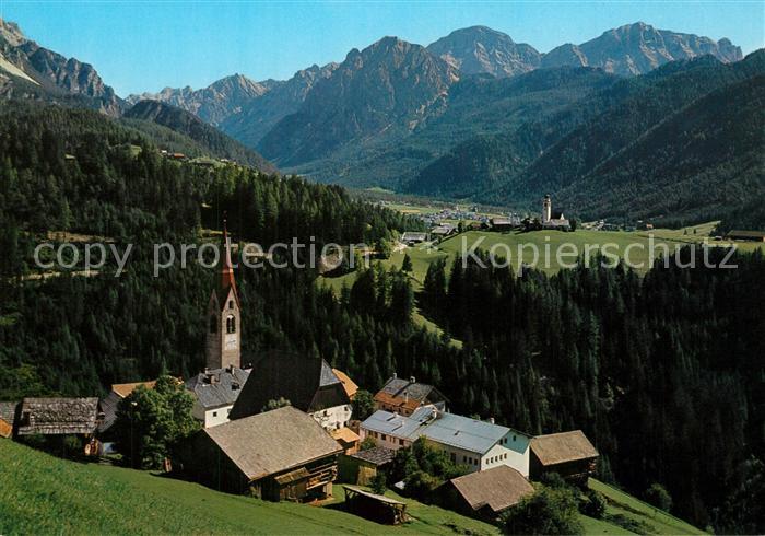 San Vigilio di Marebbe Kirche Panorama