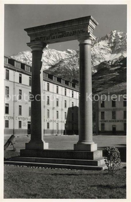 Aosta Monumento Caduli del 4 Alpini