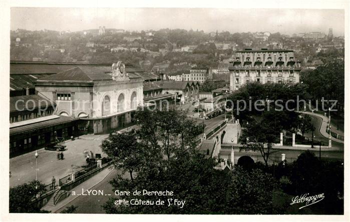 Lyon France Gare de Perrache Coteau de Foy