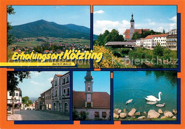 Koetzting Kirche Panorama Stadtansicht