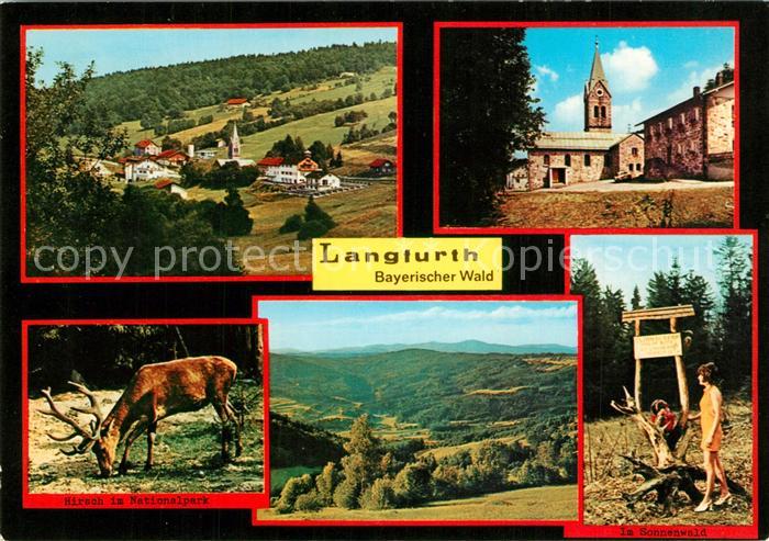 Langfurth Schoefweg Panorama Kirche Hirsch