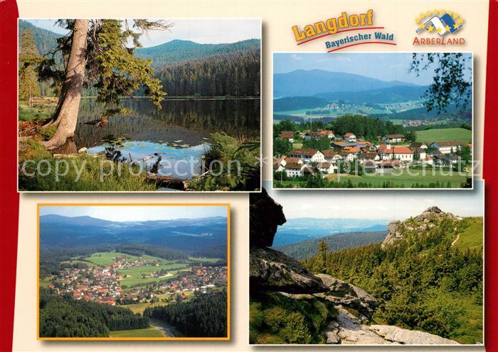 Langdorf Spiegelau Fliegeraufnahme Panorama