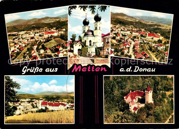 Metten Donau Fliegeraufnahme Kloster Kirche Panoramen