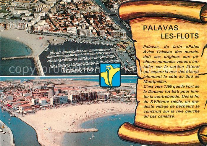 Palavas-les-Flots Herault Fliegeraufnahme