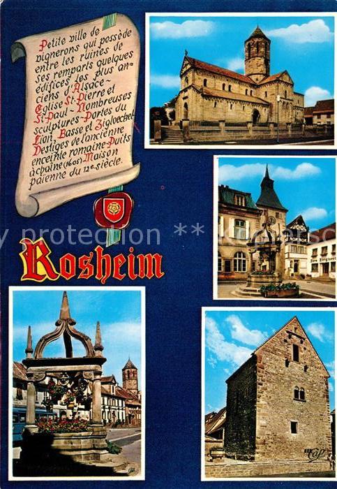 Rosheim Elsass Lothringen Eglise Saint Pierre et Saint Paul Place de l Hotel de
