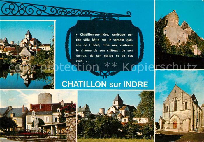 Chatillon-sur-Indre Eglise Notre Dame Chateau Chronik