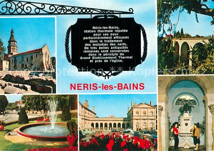 Neris-les-Bains Eglise Viaduc Carrefour Bassin Chronik