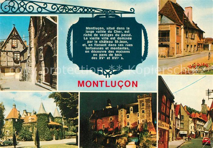 Montlucon Vieille maison du XVe siecle Chateau Saint Jean Porte Saint Pierre