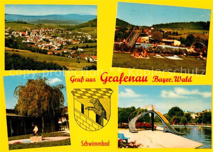 Grafenau Niederbayern Panorama Freibad