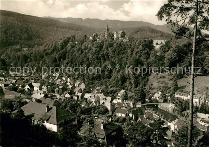 Schwarzburg Thueringer Wald Panorama