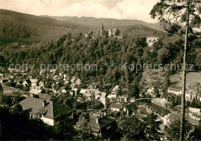 Schwarzburg Thueringer Wald Panorama