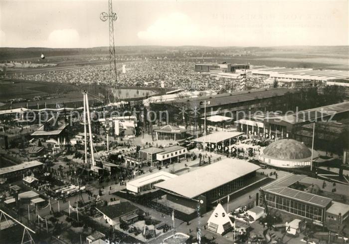 Hannover Blick vom Hermes Turm Messegelaende