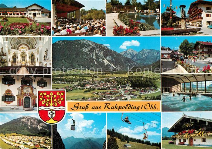 Ruhpolding Kurhaus Pfarrkirche Rathhaus Campingplatz Kurkonzert Kurpark