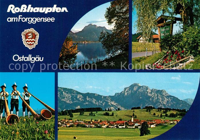 Rosshaupten Forggensee Panorama Alphornblaeser
