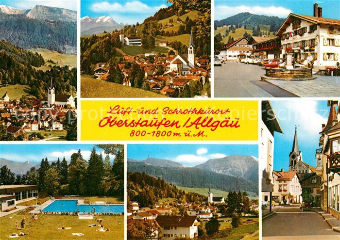 Oberstaufen Panoramen Kirche Freibad
