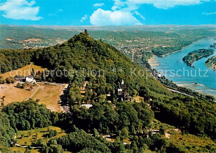 Koenigswinter Fliegeraufnahme Drachenburg Drachenfels