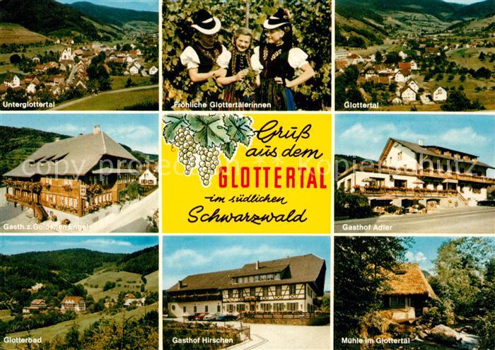 Glottertal Unterglottertal Glottertlerinnen Glotterbad Gasthof Hirschen Muehle