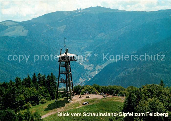Schwarzwald Aussichtsturm Schauinsland Eugen Keidel
